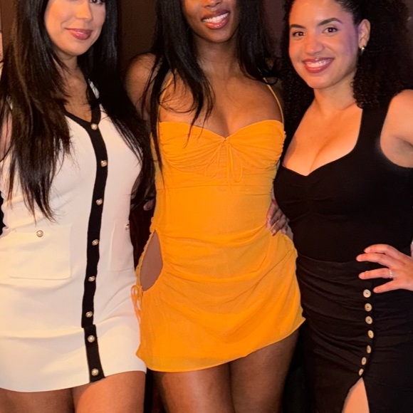 House of CB Baby Halter Long Sleeve Minidress - Picture 5 of 5